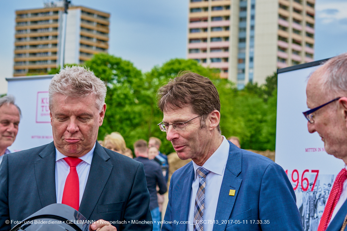 11. Mai 2017 - Grundsteinlegung für die LOGE und dem Kulturquadrat in Neuperlach